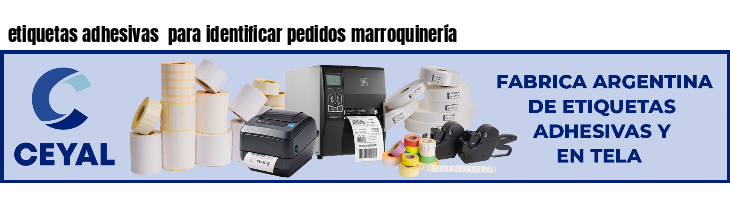 etiquetas adhesivas  para identificar pedidos marroquinería