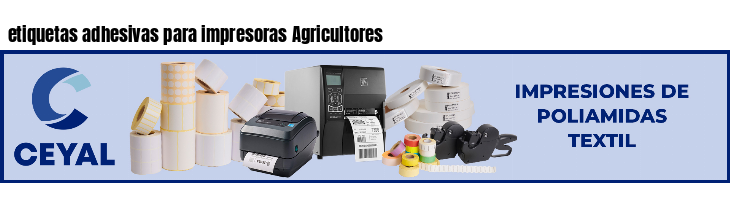 etiquetas adhesivas para impresoras Agricultores
