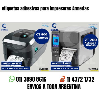 etiquetas adhesivas para impresoras Armerías
