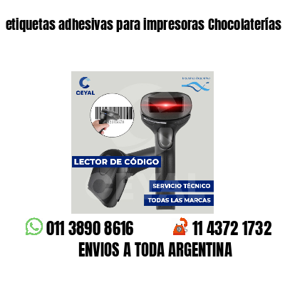 etiquetas adhesivas para impresoras Chocolaterías