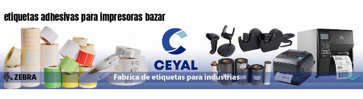etiquetas adhesivas para impresoras bazar