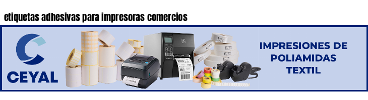etiquetas adhesivas para impresoras comercios