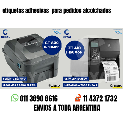 etiquetas adhesivas  para pedidos alcolchados