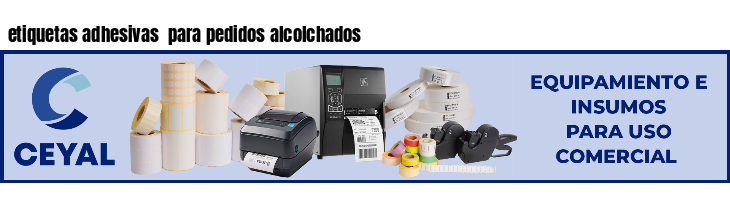 etiquetas adhesivas para pedidos alcolchados