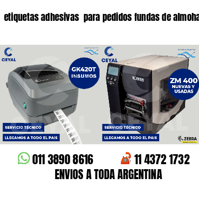 etiquetas adhesivas  para pedidos fundas de almohadas
