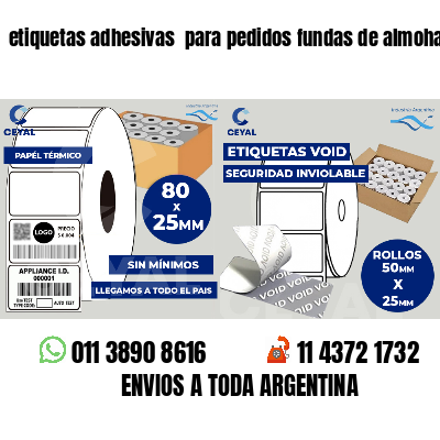 etiquetas adhesivas para pedidos fundas de almohadas