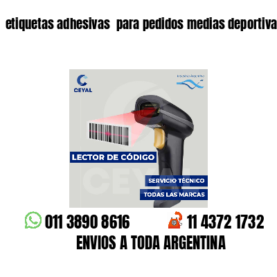 etiquetas adhesivas  para pedidos medias deportivas