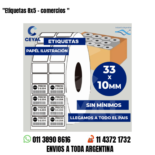 «Etiquetas 8×5 – comercios	«