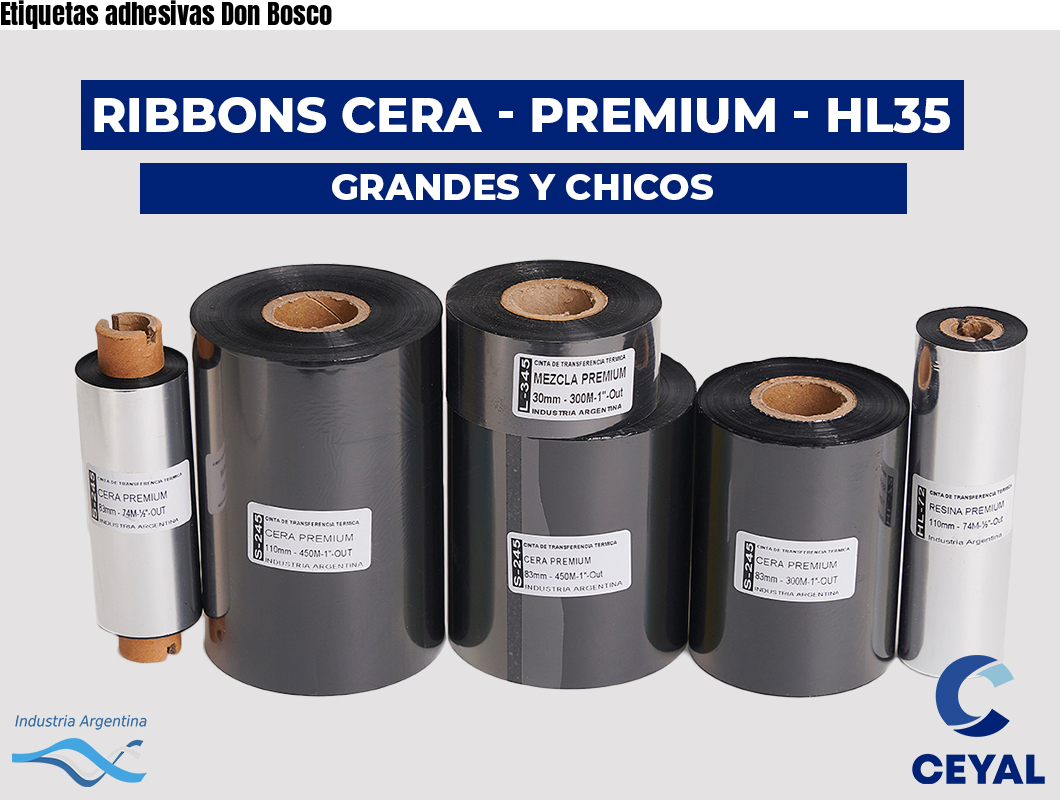 Etiquetas adhesivas Don Bosco