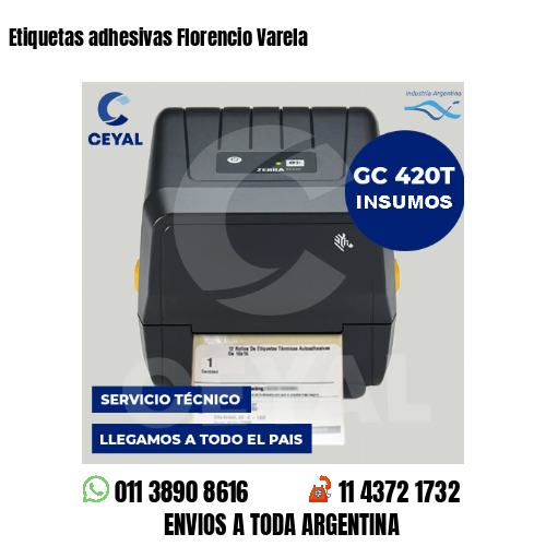 Etiquetas adhesivas Florencio Varela