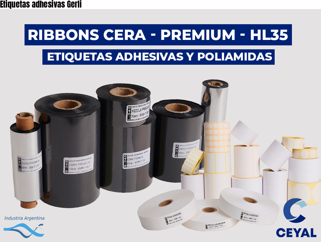 Etiquetas adhesivas Gerli