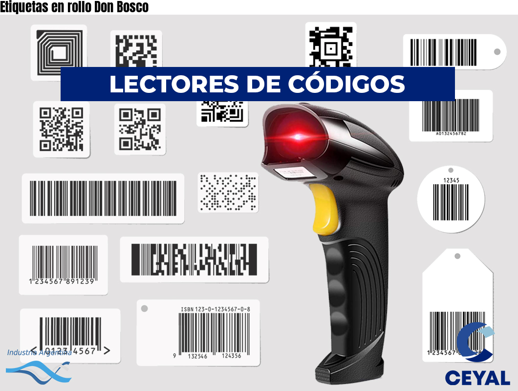 Etiquetas en rollo Don Bosco