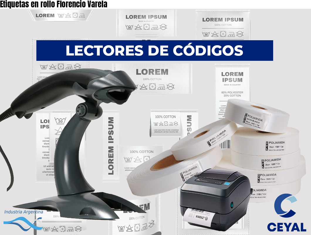 Etiquetas en rollo Florencio Varela