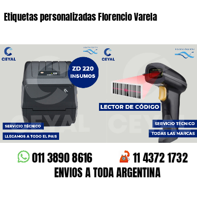 Etiquetas personalizadas Florencio Varela