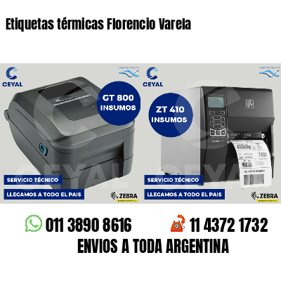 Etiquetas térmicas Florencio Varela
