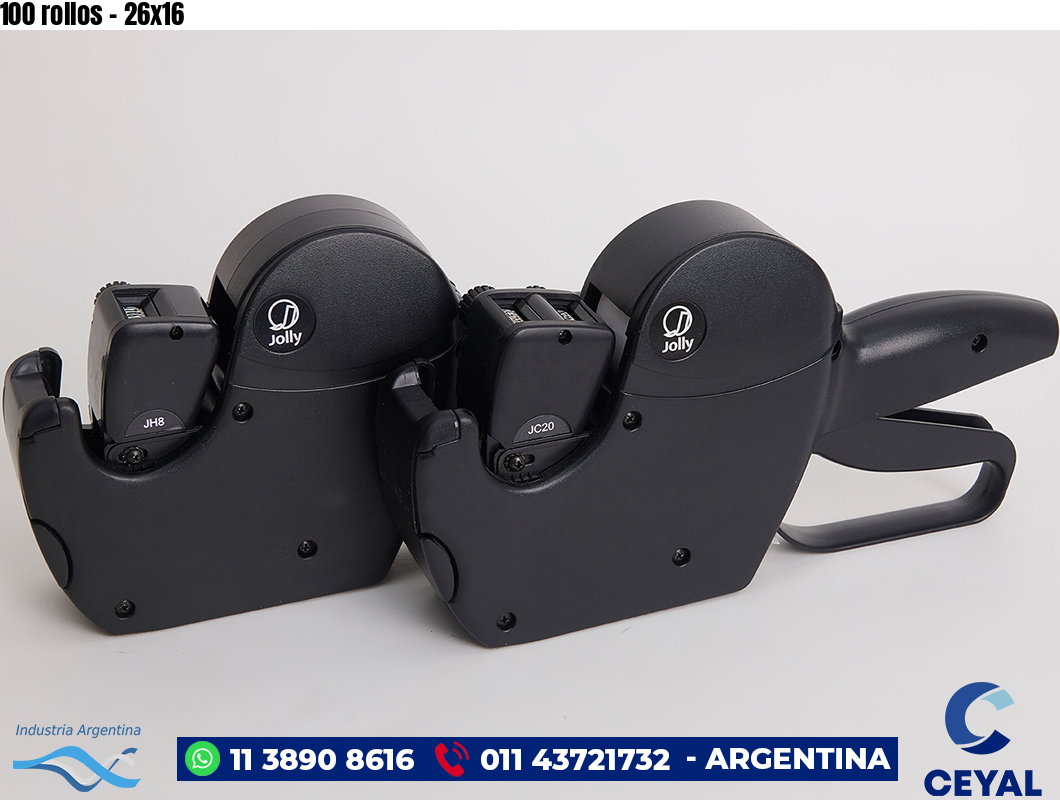 100 rollos – 26×16