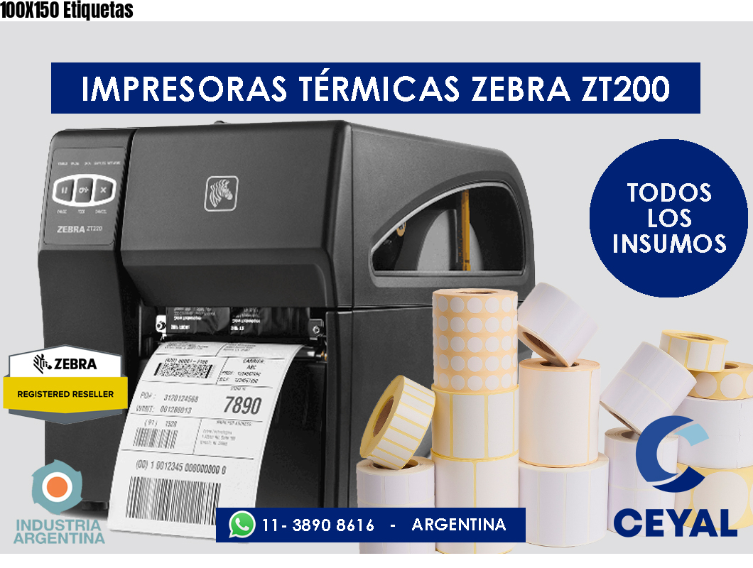 100X150 Etiquetas