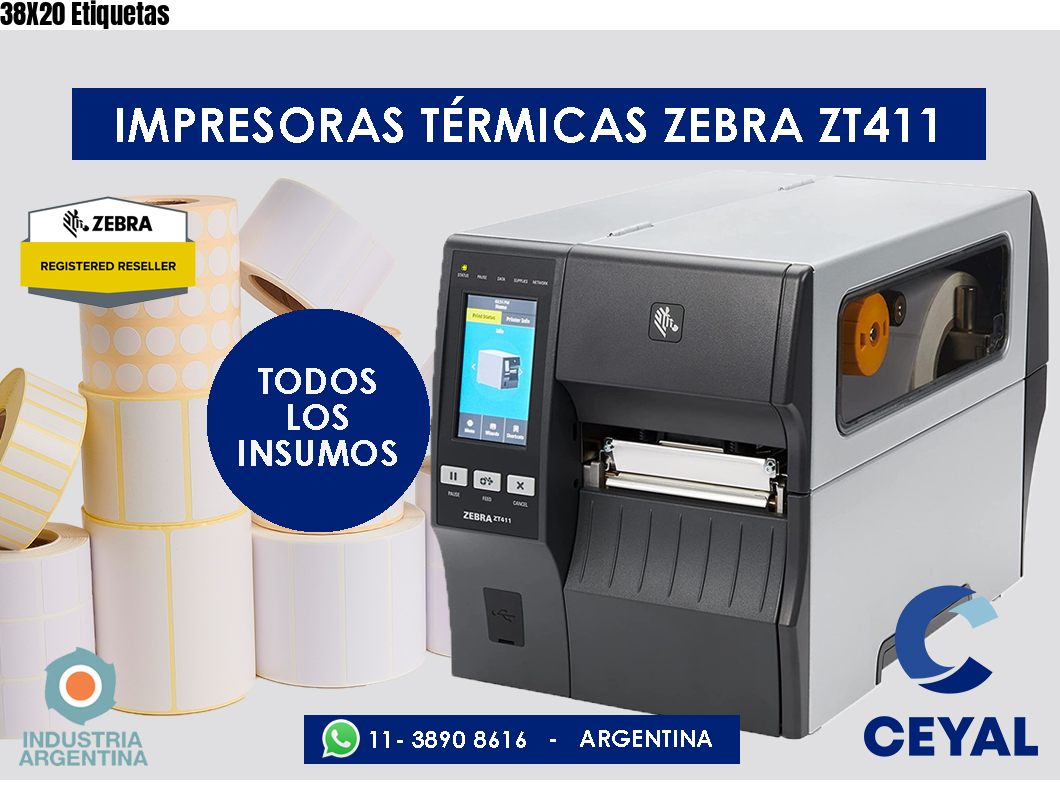 38X20 Etiquetas
