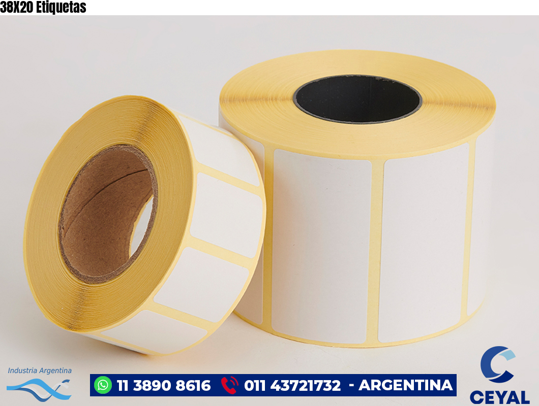 38X20 Etiquetas