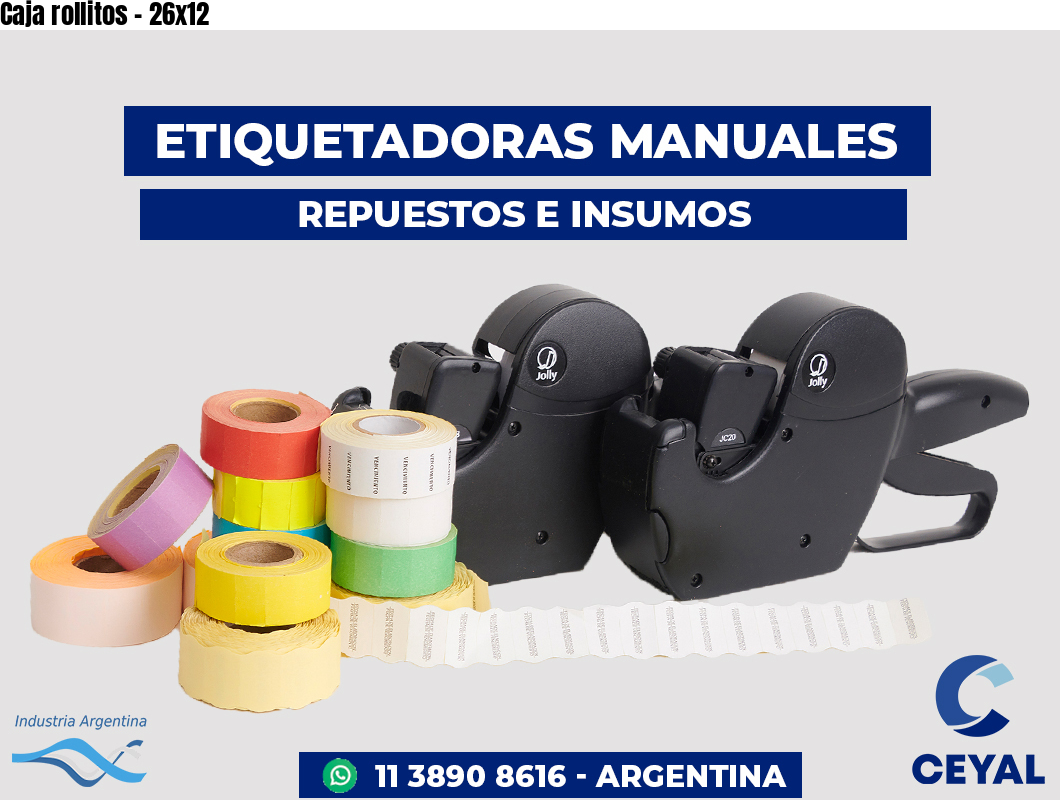 Caja rollitos - 26x12