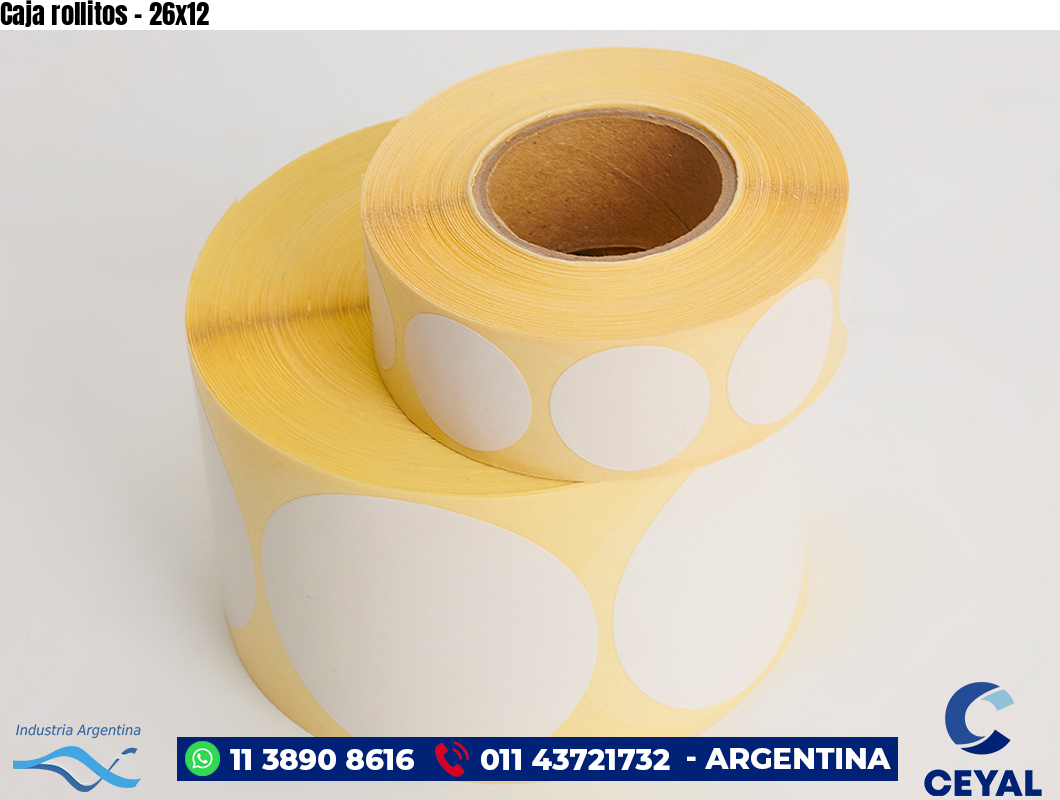 Caja rollitos - 26x12