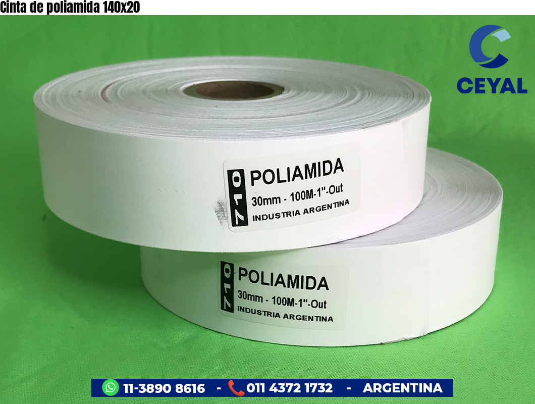 Cinta de poliamida 140×20