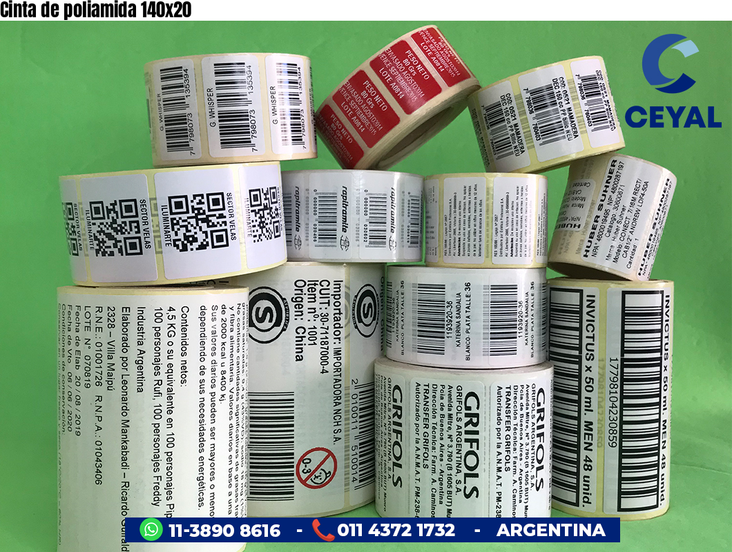 Cinta de poliamida 140x20