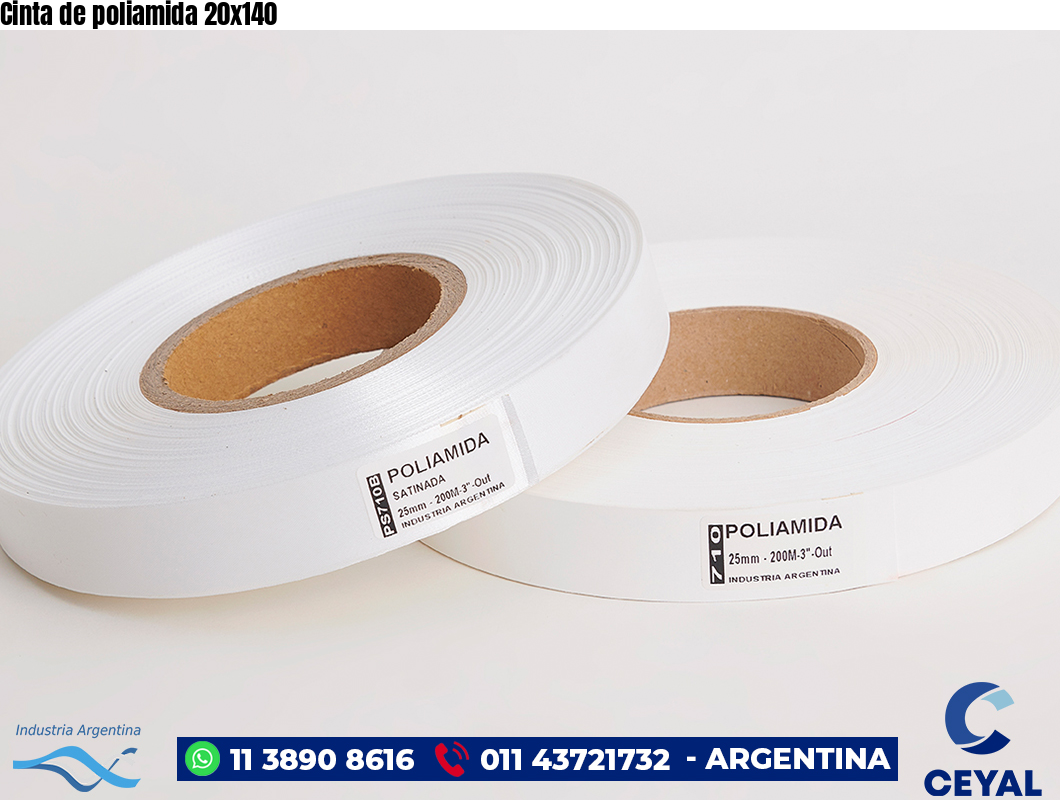 Cinta de poliamida 20×140