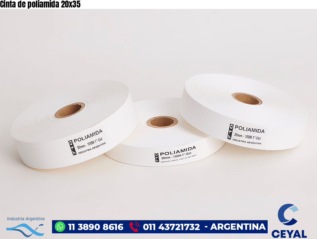 Cinta de poliamida 20×35