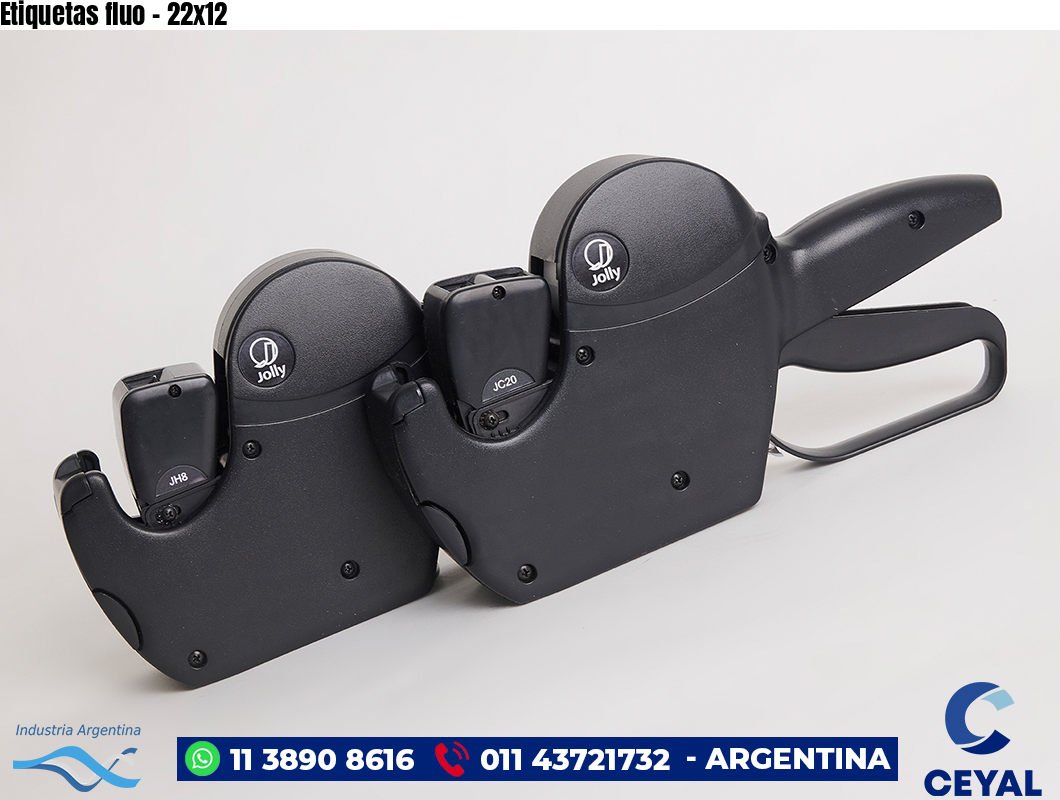 Etiquetas fluo – 22×12