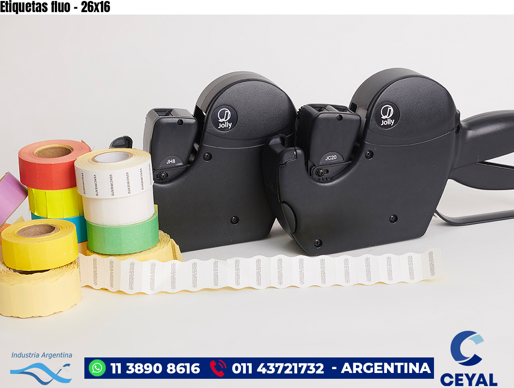 Etiquetas fluo – 26×16