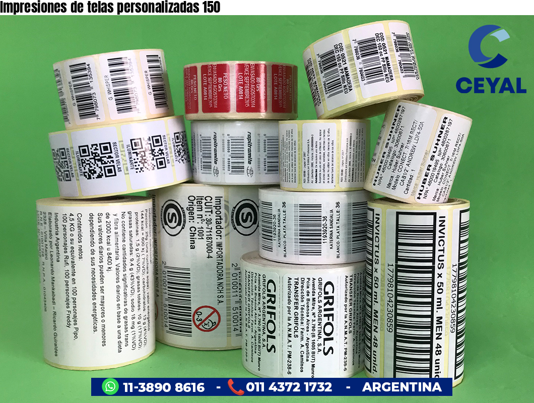 Impresiones de telas personalizadas 150