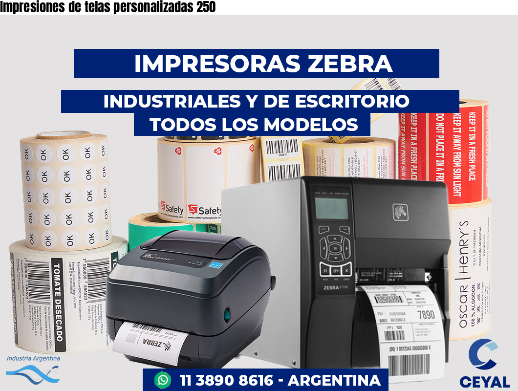 Impresiones de telas personalizadas 250
