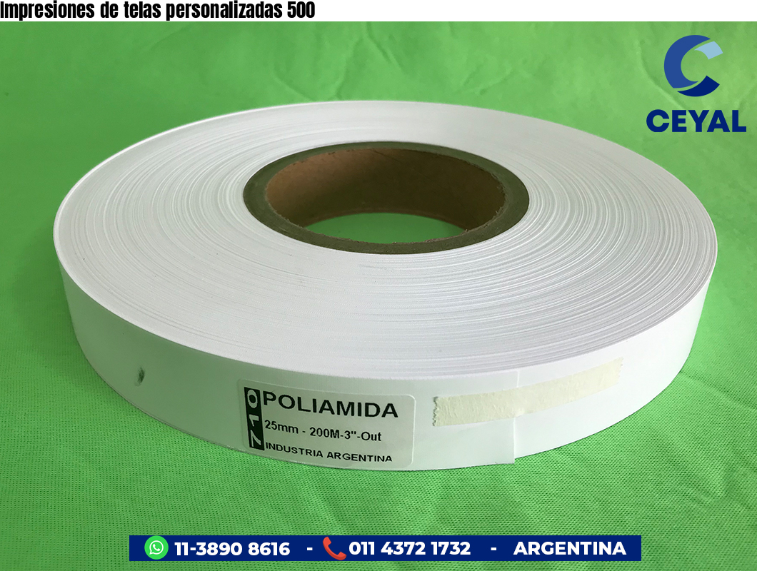 Impresiones de telas personalizadas 500