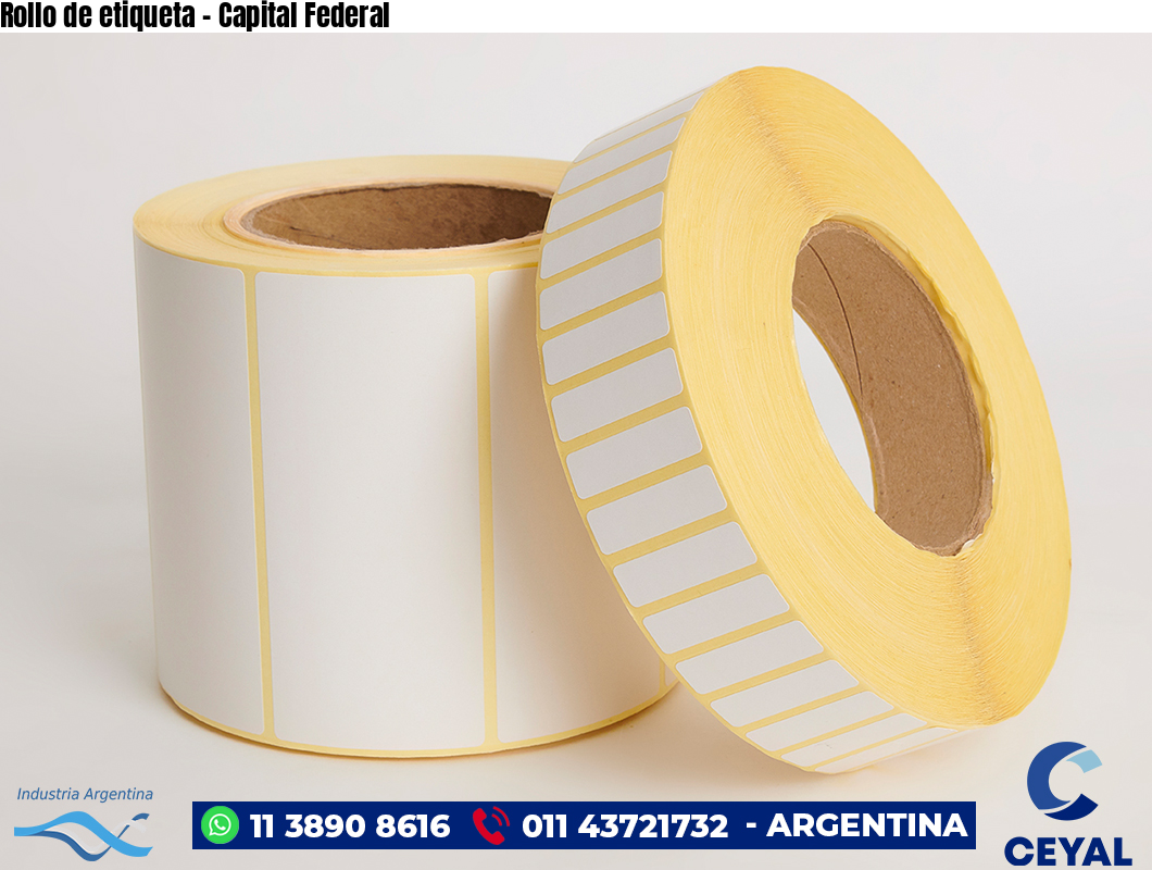 Rollo de etiqueta - Capital Federal