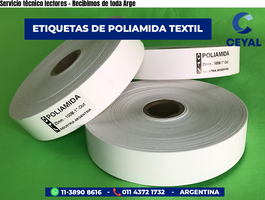 Servicio técnico lectores - Recibimos de toda Arge