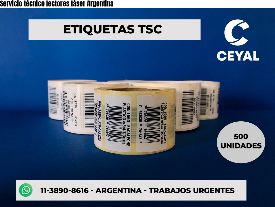 Servicio técnico lectores láser Argentina
