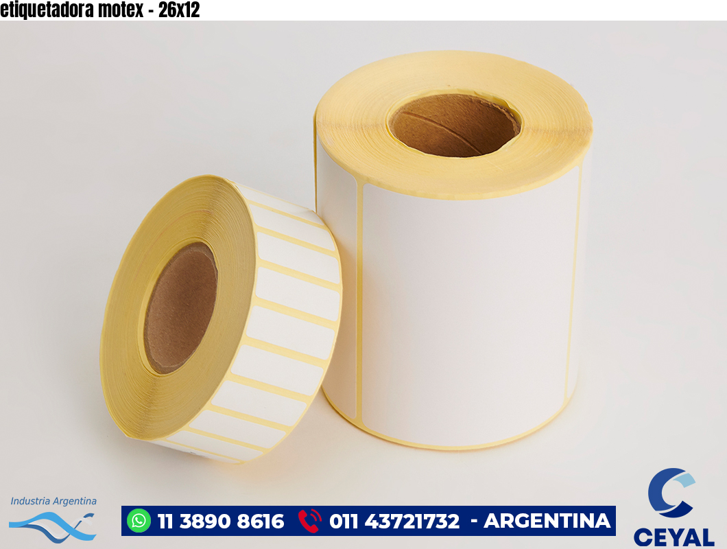 etiquetadora motex - 26x12
