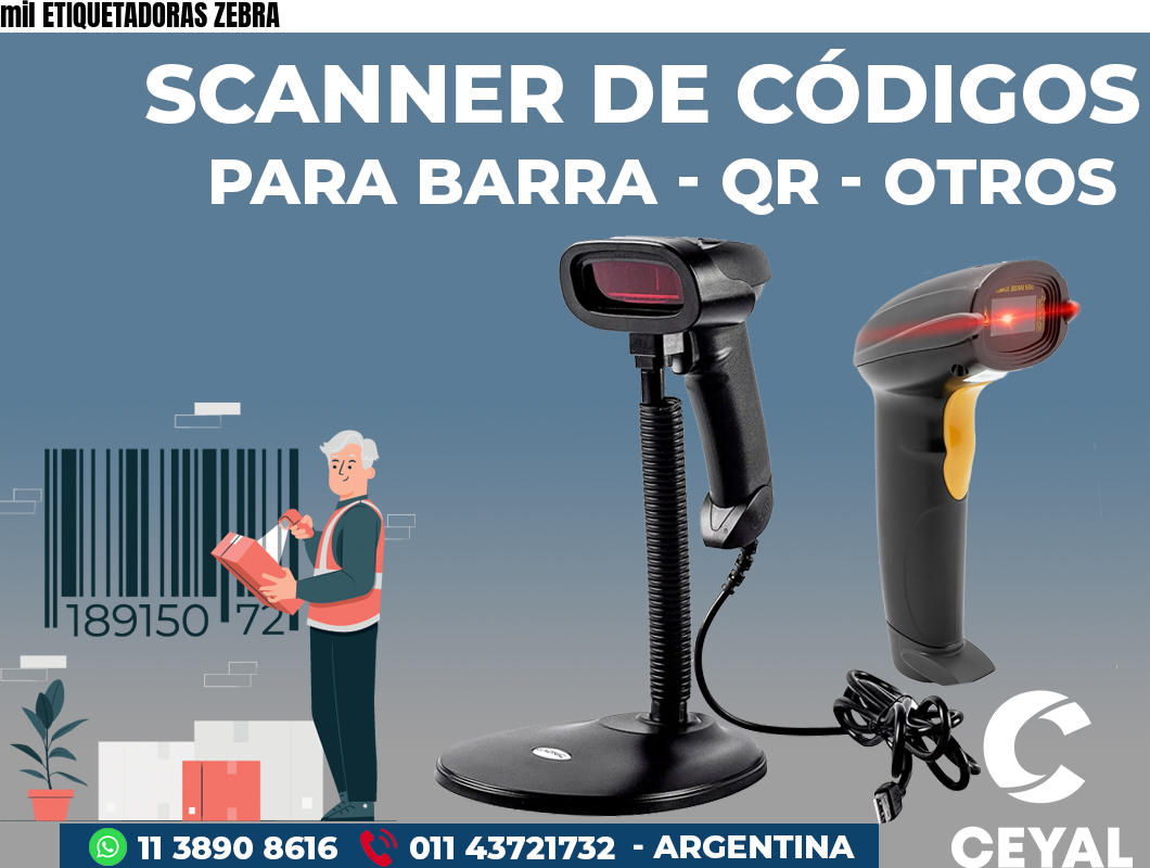 mil ETIQUETADORAS ZEBRA