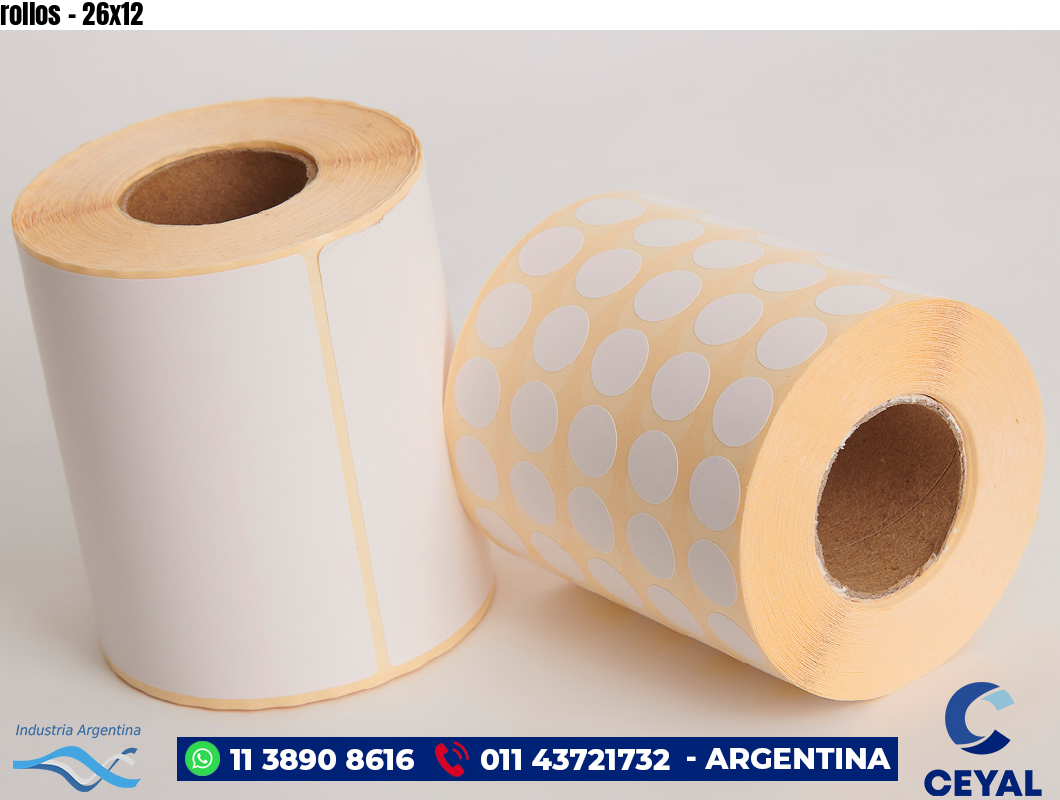 rollos - 26x12