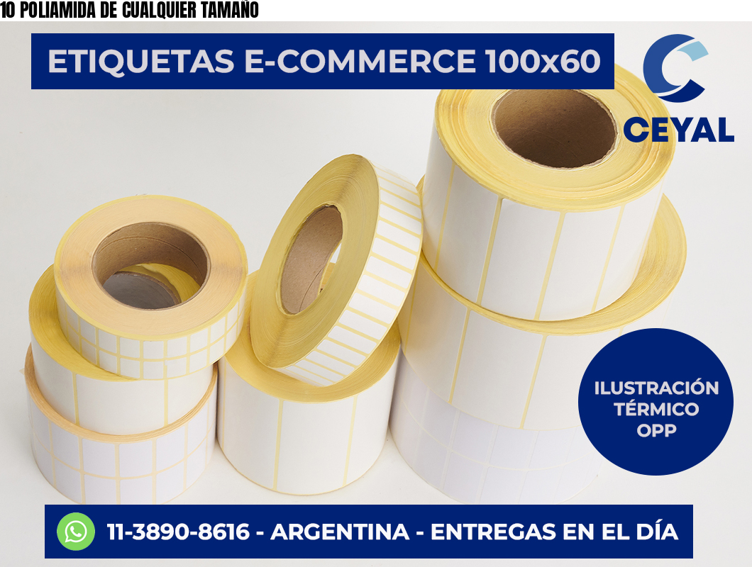 10 POLIAMIDA DE CUALQUIER TAMAÑO