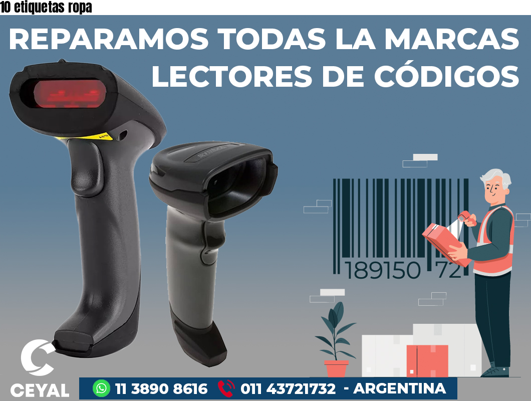 10 etiquetas ropa