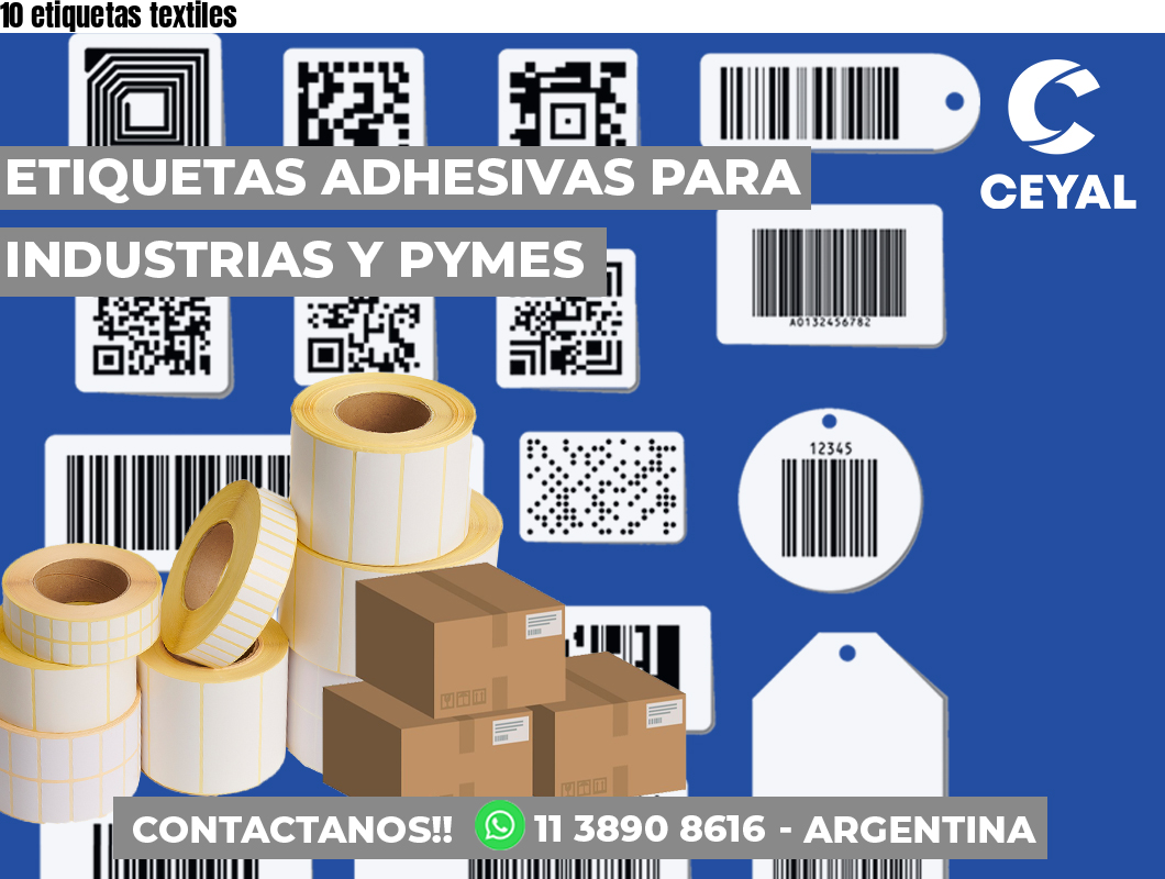 10 etiquetas textiles