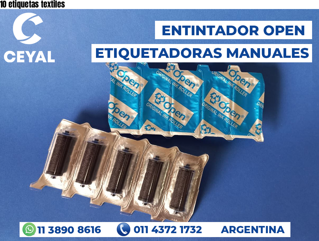 10 etiquetas textiles