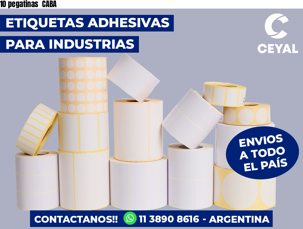 10 pegatinas CABA
