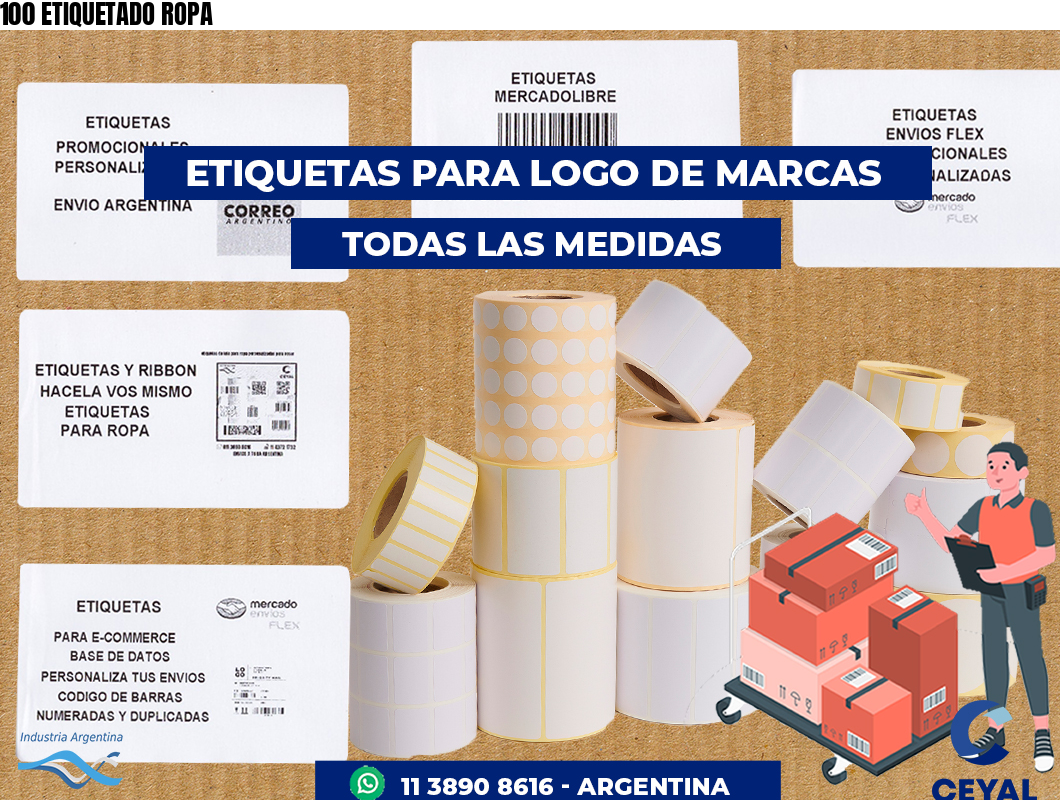 100 ETIQUETADO ROPA