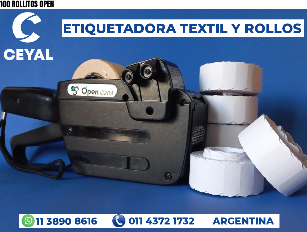 100 ROLLITOS OPEN