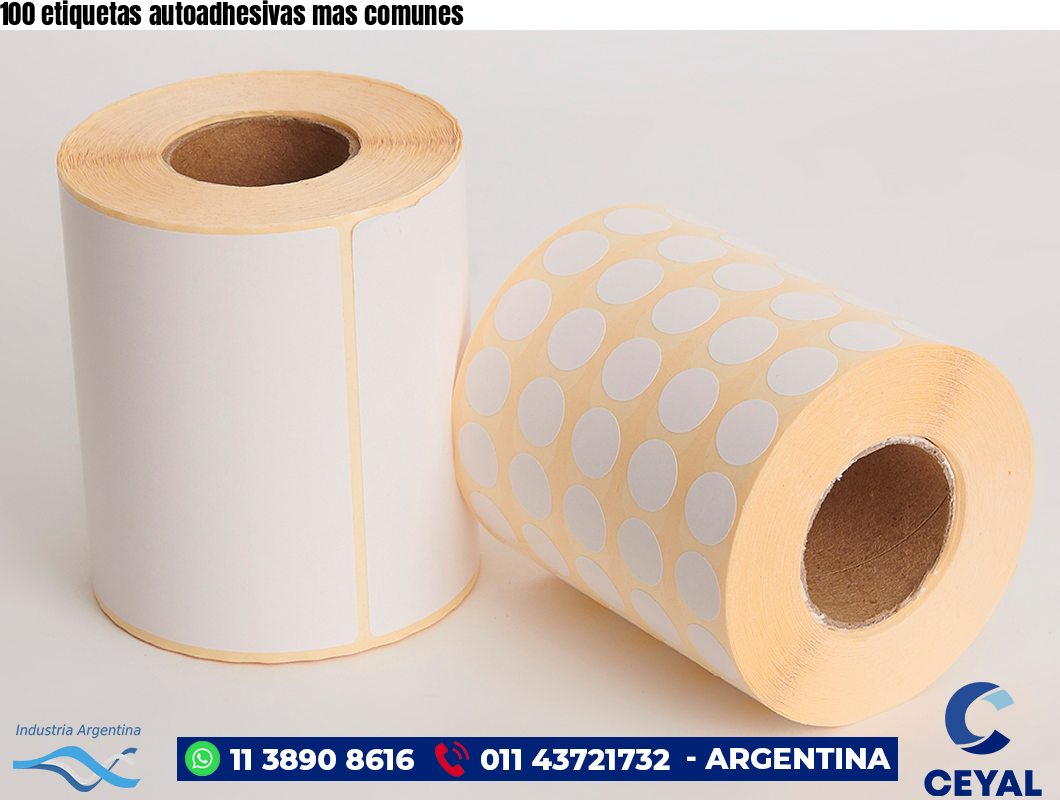 100 etiquetas autoadhesivas mas comunes
