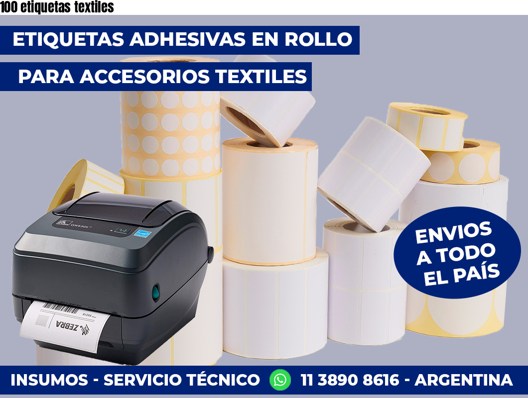 100 etiquetas textiles
