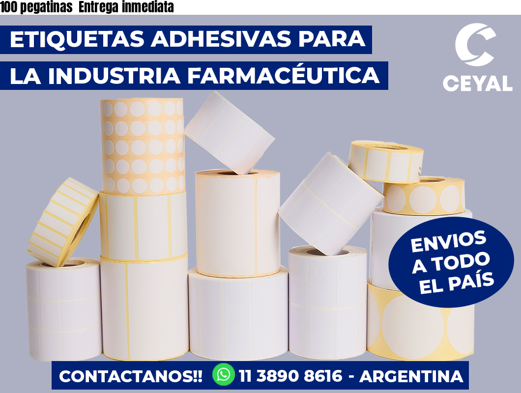 100 pegatinas  Entrega inmediata